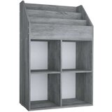 vidaXL Otroško stojalo za revije beton. sivo 71x30x114 cm iverna pl. | Shoptok.si