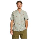 Revolution Srajce s kratkimi rokavi Cuban Shirt 3251 - Light Green Zelena Cene