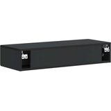 Stolna montirana na zid Crna 87 5 x 34 5 x 17 cm | shoptok.hr