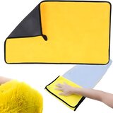 IZMAEL Mikrofiber ručnik za auto (60 cm x 90 cm) - Žuta / Siva Cijene