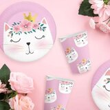  Papirnati krožnik z motivom mačke - 18 cm, 6 kosov | Shoptok.si