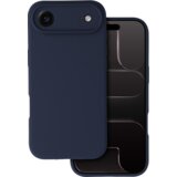 Onasi Silikonski ovitek za iPhone 17 Air - mat liquid - temno moder | Shoptok.si