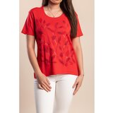 Fenzy Majica S Printom, Crvena | shoptok.hr