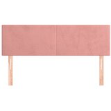  Uzglavlja ružičasta 144x5x78/88 cm baršunasta | shoptok.hr