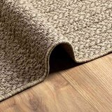  Rug "ZIZUR" Bež 200x200 cm Juta videz Notranje in zunanje | Shoptok.si