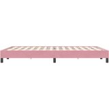  posteljni okvir brez vzmetnice roza 160x220 cm žamet, (21829053) | Shoptok.si