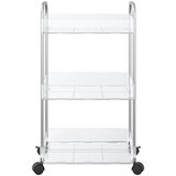 Kolica za pohranu 3 nivoa prozirna 37x28x68 cm akril | Eponuda.ba