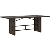 vidaXL 7-dijelni vrtni bistro set od poliratana s jastucima smeđi | shoptok.hr