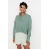 Trendyol mint Zippered Knitwear Sweater | ePonuda.com