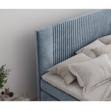 Maison de Rêve Modra boxspring postelja s prostorom za shranjevanje 200x200 cm Bergamo – | Shoptok.si