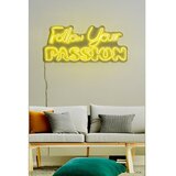WALLXPERT dekorativna plastična led rasveta follow your passion yellow Cene