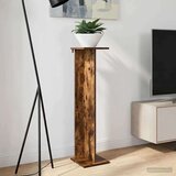  Stalak za biljke Dimljeni Hrast 25 x 25 5 x 100 5 cm | shoptok.hr