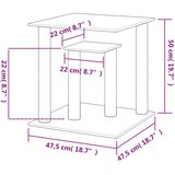  Grebalica za mačke s platformama krem 50 cm | shoptok.hr