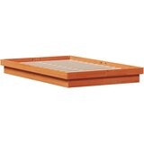  LED okvir kreveta voštano smeđi 120x200 cm od masivne borovine | shoptok.hr