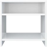  Nočne omarice 2 kosa visok sijaj bele 40x30x40 cm iverna plošča, (20733617) | Shoptok.si