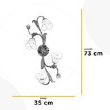 Lesnina XXXL STROPNA SVETILKA 35/20/73 cm | Shoptok.si