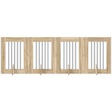  Vrata za pse s postoljem 4 pcs Hrast sonoma 60 x 80 cm | shoptok.hr