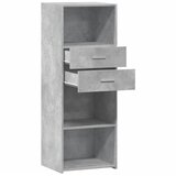  Visoka komoda boja betona 45 x 42,5 x 124 cm konstruirano drvo | Eponuda.ba