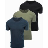 Ombre Men's plain t-shirt - mix 3 Cene