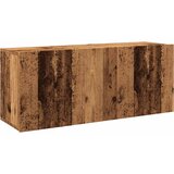 Maison Chic Stenska TV omarica - TV stojalo - Televizijska omarica starinski les 100x30x41 cm, (21702343) | Shoptok.si