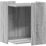  Kutija z mačji pijesak boja hrasta 42x42x51cm konstruirano drvo | shoptok.hr