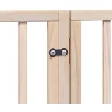 vidaXL Ograda za pse z vrati zložljiva 12 panelov 600 cm topolovina | Shoptok.si