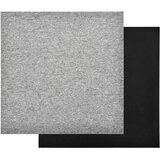  Tepih 20 pcs Svijetlo siva 50 x 50 cm 100% Polipropilen | shoptok.hr