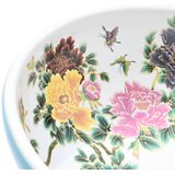 Nadgradni umivaonik raznobojni okrugli Φ 41 x 14 cm keramički | shoptok.hr