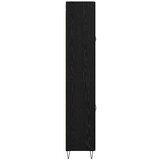  Highboard Bijeli i crni hrast 69,5 x 34 x 180 cm | shoptok.hr