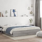 vidaXL Posteljni okvir s predali siva sonoma 180x200 cm inženirski les Cene