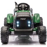  CH9959B Traktor na baterije s prikolicom tamnozelene boje 24V | shoptok.hr