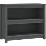 Maison Chic Knjižna omara - Knjižni regal siva 80x35x68 cm trdna borovina, (21723116) Cene