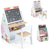  Otroška miza in stol z magnetno tablo ter knjižno polico, pisalna miza | Shoptok.si