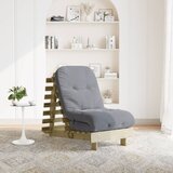 vidaXL Futon z ležiščem 60x206x11 cm impregnirana borovina | Shoptok.si
