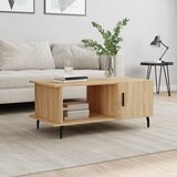  Stolić za kavu boja hrasta 90x50x40 cm konstruirano drvo | shoptok.hr