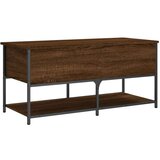 vidaXL Klop za shranjevanje rjavi hrast 100x42,5x47 cm inženirski les | Shoptok.si