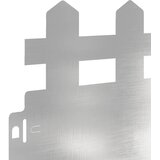  Rubnjaci za travnjak 20 kom. 103 x 0,05 x 22 cm Srebrna | shoptok.hr