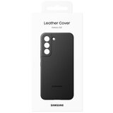Samsung Galaxy S22 Usnjen zadnji ovitek, črn | Shoptok.si