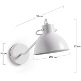 Kave Home Stenska svetilka La Forma Odalis | Shoptok.si