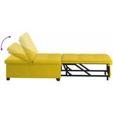  Krevet na razvlačenje Žuta 194 x 67 x 82 cm Baršun | shoptok.hr