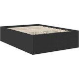  Krevetna konstrukcija Crna 150 x 200 cm Konstruirano drvo Slike
