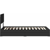  s od storage Podesivo Crna 90 x 190 cm Konstruirano drvo | shoptok.hr