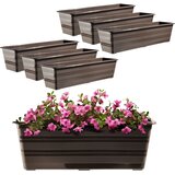 KADAX balkonski cvetlični lonec velik cvetlični lonec 60 cm paket rož 6 kosov stojalo za rože, (5000346569) | Shoptok.si