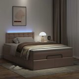  Otomanski krevet s madracima i LED 120x190cm umjetna koža | shoptok.hr