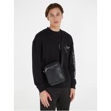 Calvin Klein Black Men's Patterned Shoulder Bag - Men
