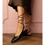 D/CEO marka niezdefiniowana Black flat pumps made of eco-leather Terry Cijene