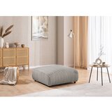 Ropez Svetlo siv tabure iz rebrastega žameta Justin – | Shoptok.si
