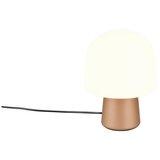  Namizna svetilka v belo-bronasti barvi s steklenim senčnikom (višina 27 cm) Steen - | Shoptok.si