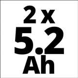 Einhell 2x 18V 5,2Ah PXC-Twinpack, Battery, - (4511526) | ePonuda.com