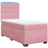  Box spring krevet s madracem ružičasti 80 x 200 cm baršunasti | shoptok.hr